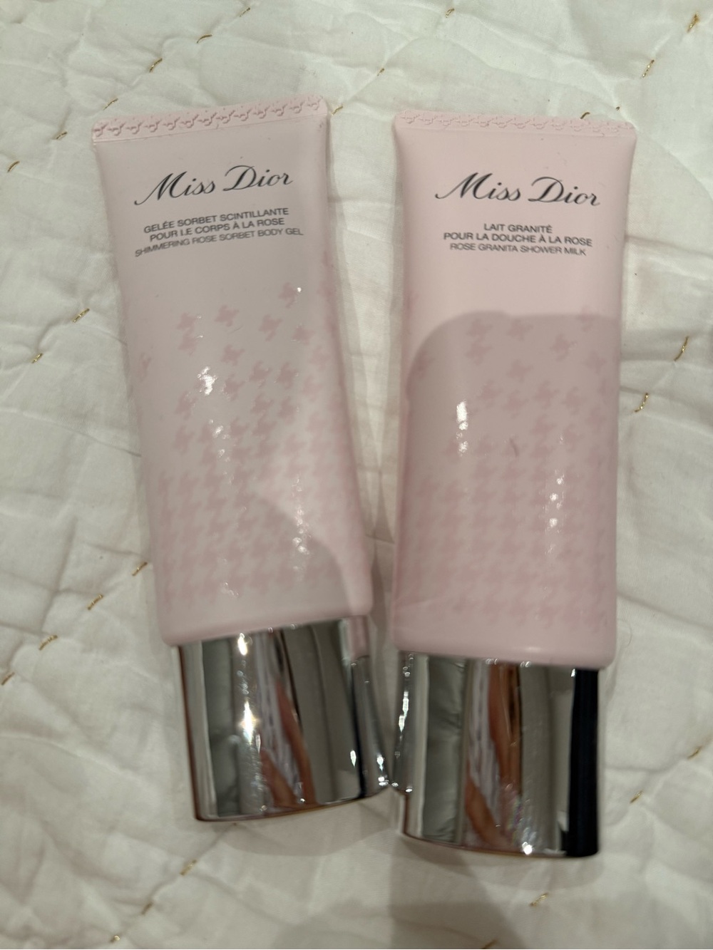 Dior Miss Dior Rose Granité Shower Milk & Shimmering Body Gel - Light Pink